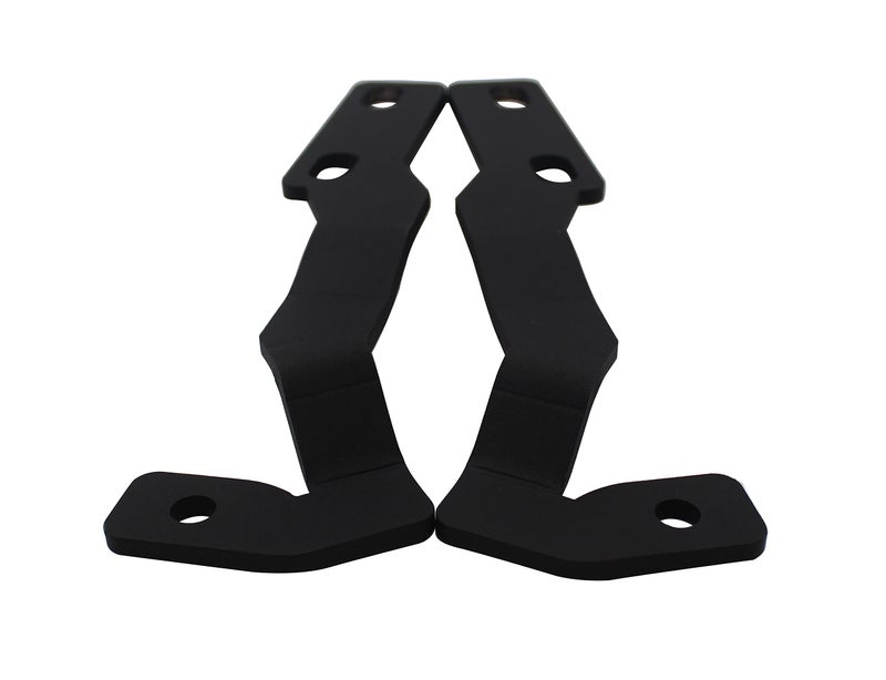 GREATUS Ditch Hinge LED Light Brackets Pod Metal Hood Hinge Mount Brackets Kit Compatible with Toyota Tacoma 2016-2021 - Black - Image 5
